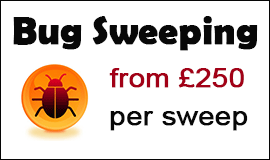 Bug Sweeping Cost in Pudsey